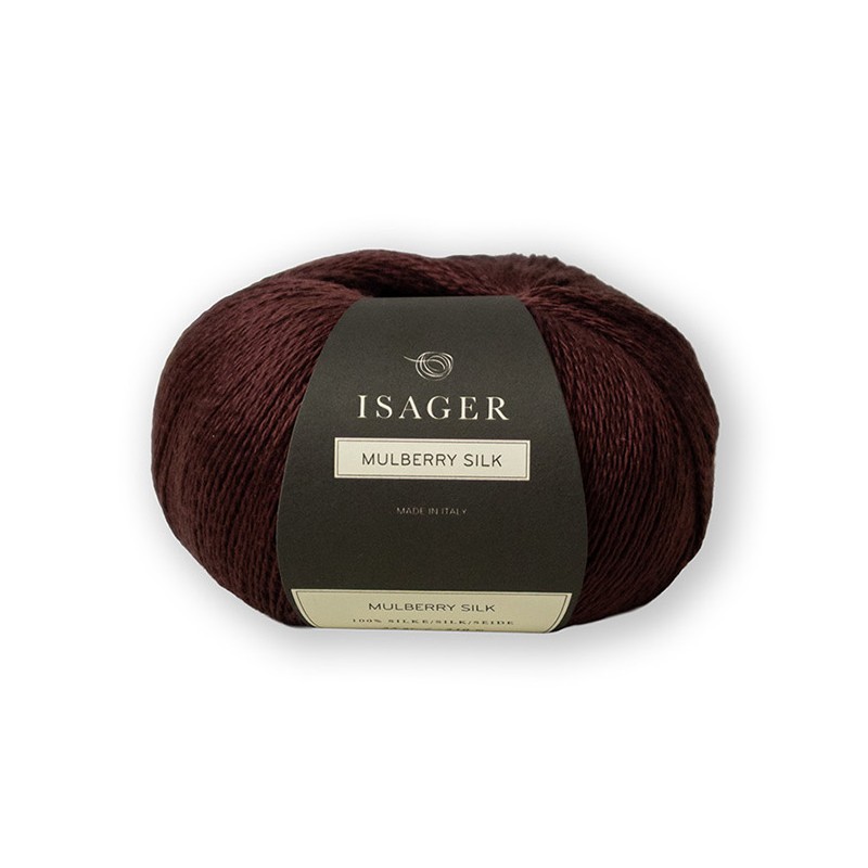Isager Mulberry Silk Bordeaux