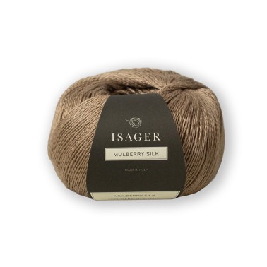 Isager Mulberry Silk Camel hilo grosor lace