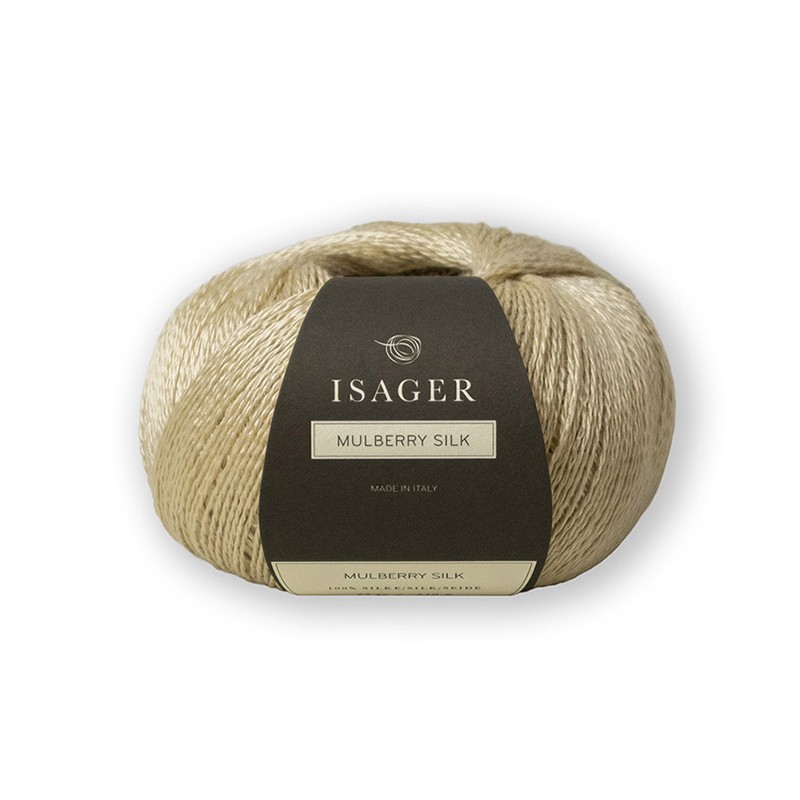 Isager Mulberry Silk Linen hilo grosor lace