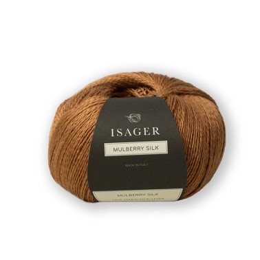 Isager Mulberry Silk Nougat hilo grosor lace