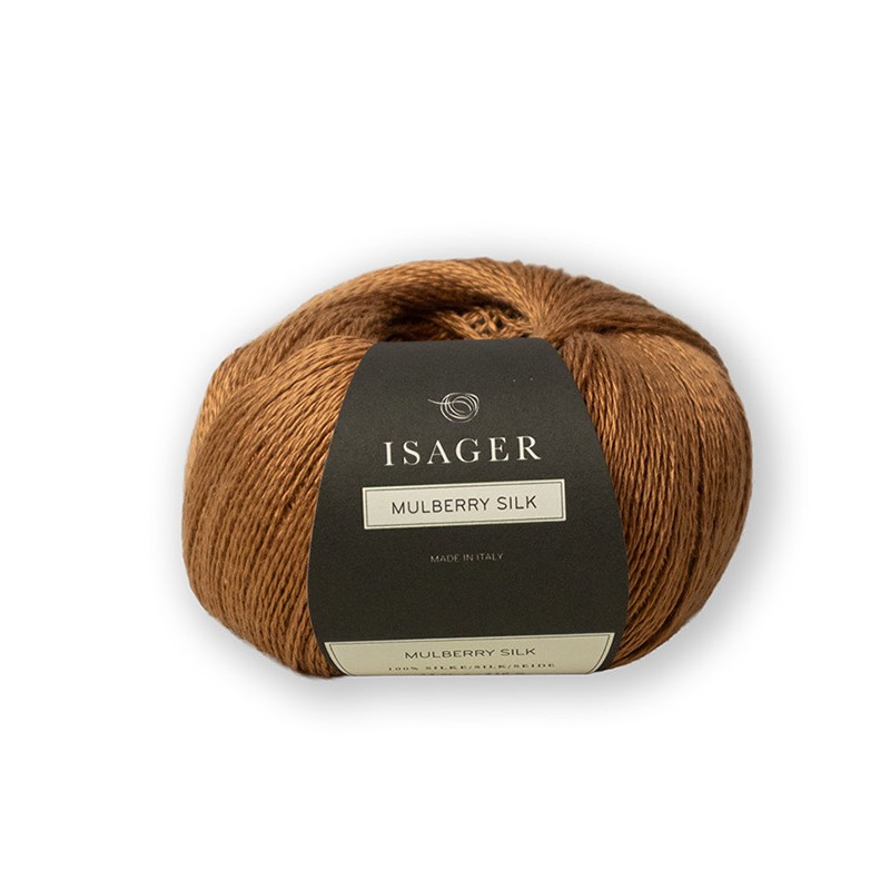 Isager Mulberry Silk Nougat hilo grosor lace