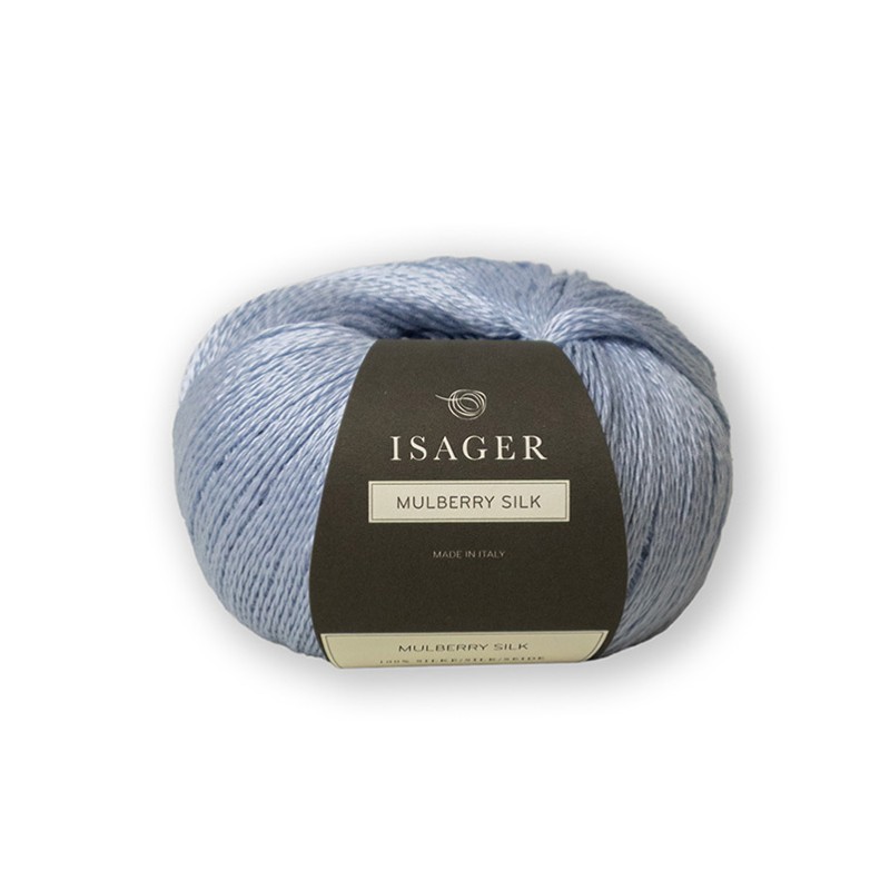 Isager Mulberry Silk Frost hilo grosor lace