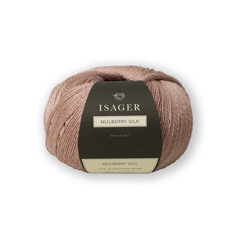 Isager Mulberry Silk Powder hilo grosor lace