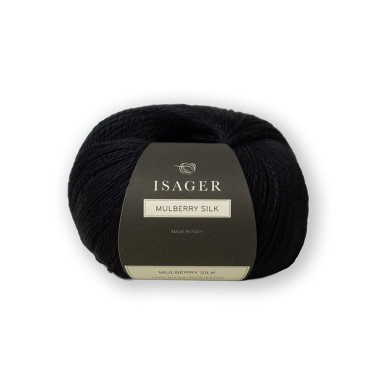 Isager Mulberry Silk Ink hilo grosor lace