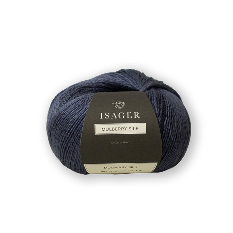 Isager Mulberry Silk Granite hilo grosor lace