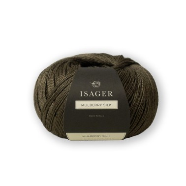Isager Mulberry Silk Kaki hilo grosor lace