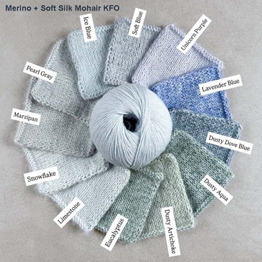 Merino Ice Blue RMS Knitting for Olive