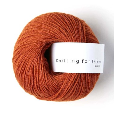 Merino Burnt Orange RMS Knitting for Olive
