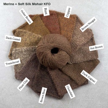 Merino Dark Cognac RMS Knitting for Olive
