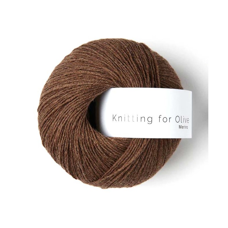 Merino Dark Cognac RMS Knitting for Olive