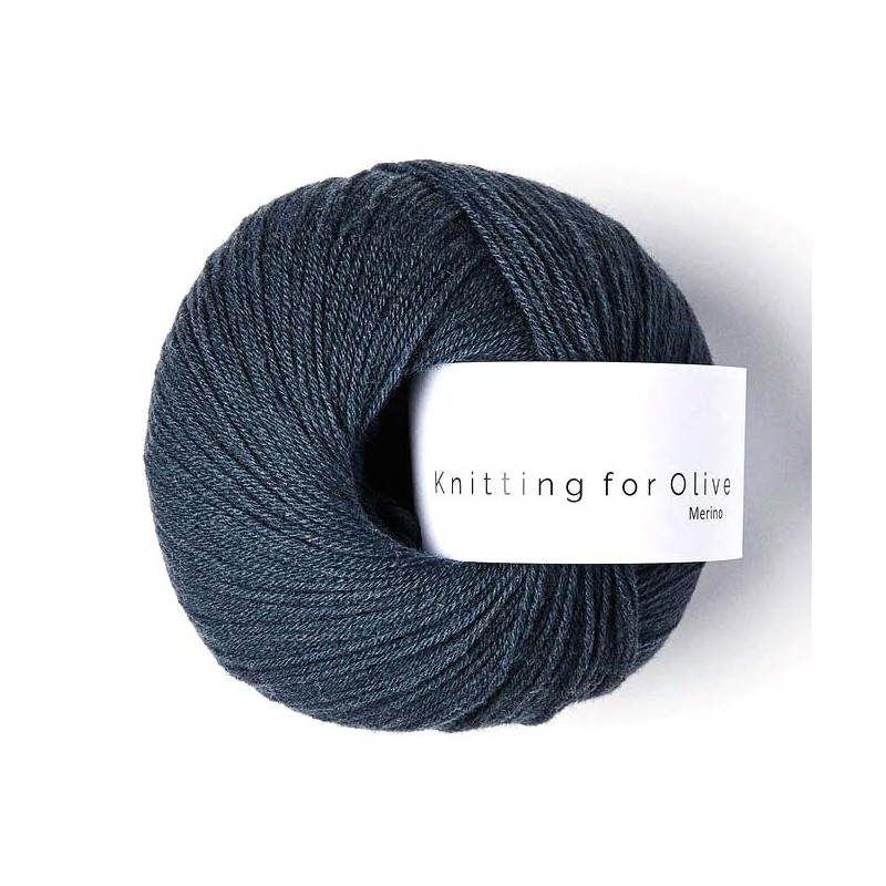 Merino Deep Petroleum Blue RMS Knitting for Olive