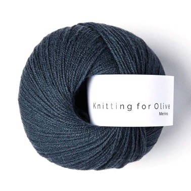 Merino Deep Petroleum Blue RMS Knitting for Olive