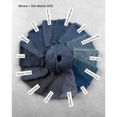 Merino Deep Petroleum Blue RMS Knitting for Olive