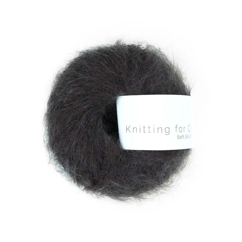 Knitting For Olive Soft Silk Mohair Licorice. Mohair Strong, Responsibly and ethically sourced