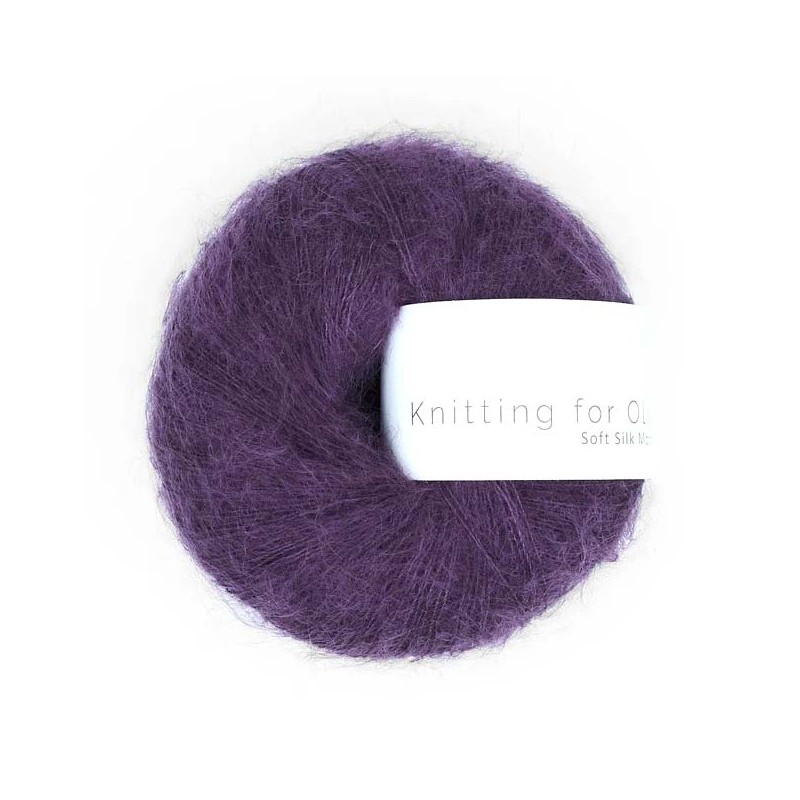 Knitting For Olive Soft Silk Mohair Red Currant. Mohair Strong, Responsibly and ethically sourced