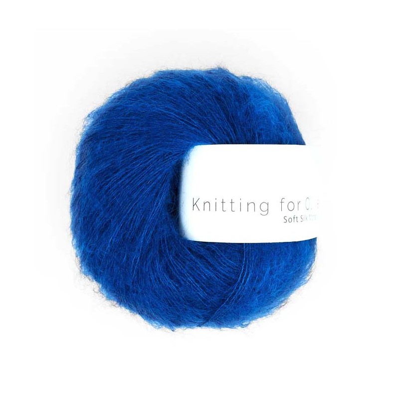 Knitting For Olive Soft Silk Mohair Blue Tilt Mohair Strong, Responsibly and ethically sourced