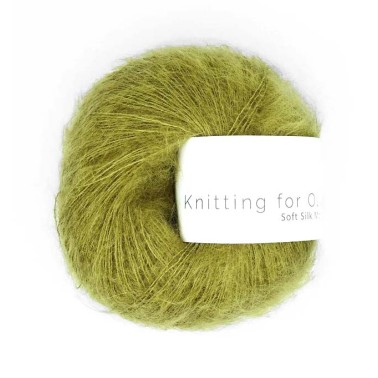 Soft Silk Mohair Green Woodkeeper RMS Knitting for Olive