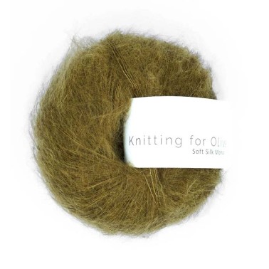 Knitting For Olive Soft Silk Mohair Ocher Brown Mohair Strong, Responsibly and ethically sourced
