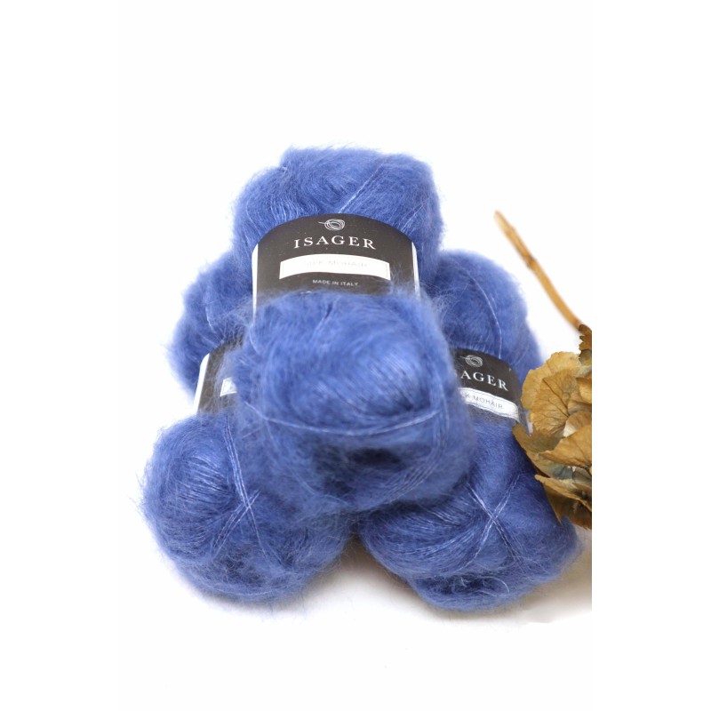 Isager Silk Mohair 44 Denim