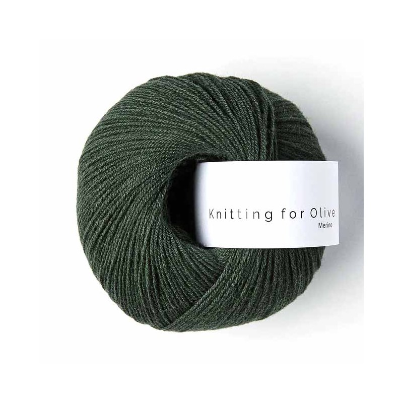 Merino Slate Green RMS Knitting for Olive fingering laine très douce