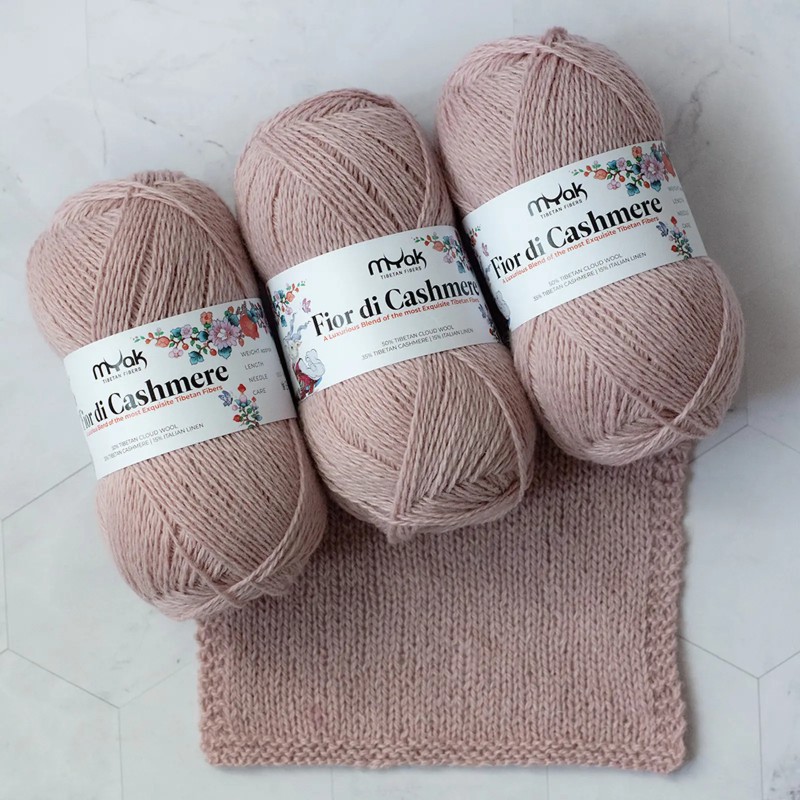mYak Flor di Cashmere Pink Wink