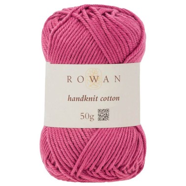 Handknit Cotton Raspberry 356
