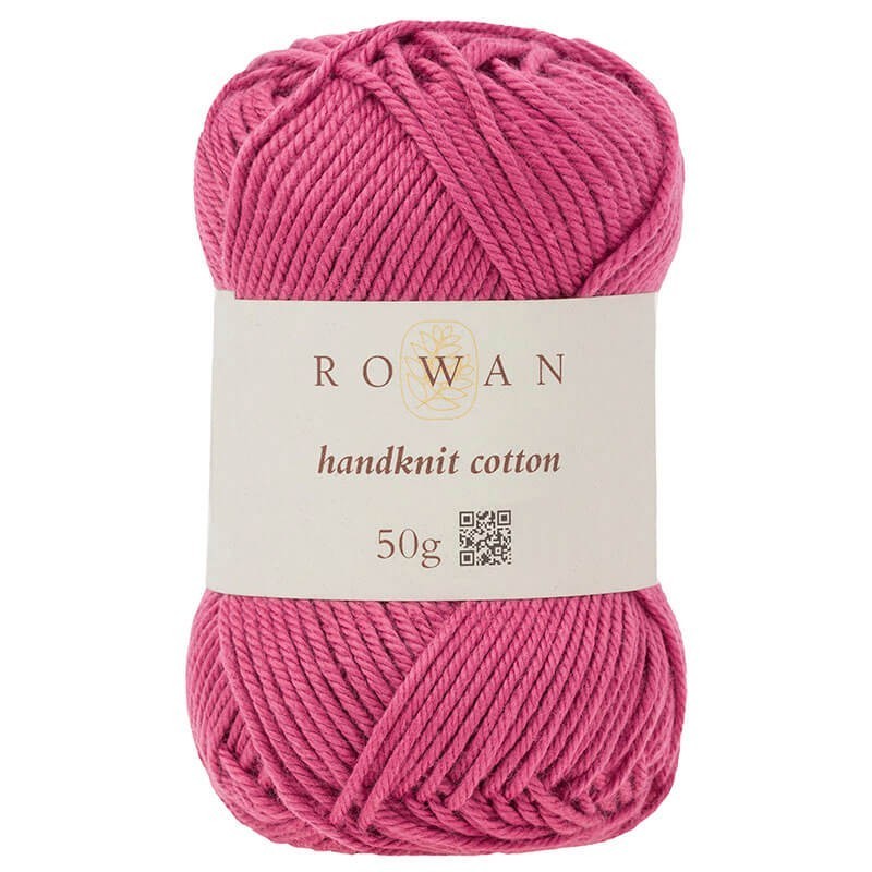 Handknit Cotton Raspberry 356