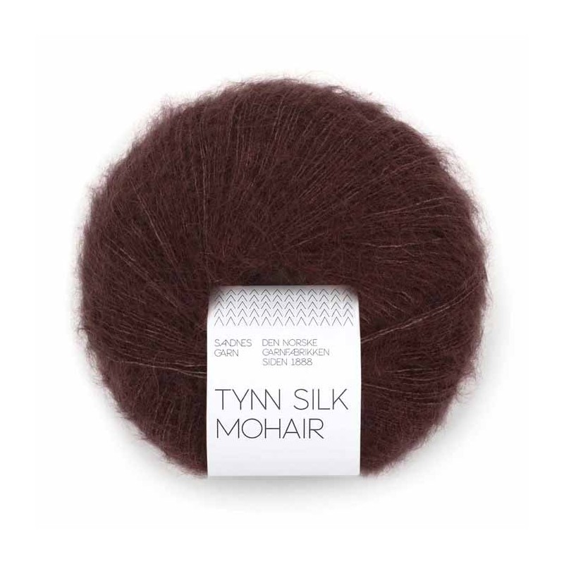 Tynn Silk Mohair 4381 Dark Fudge Sandnes Garn