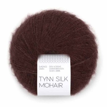 Tynn Silk Mohair 4381 Dark Fudge Sandnes Garn