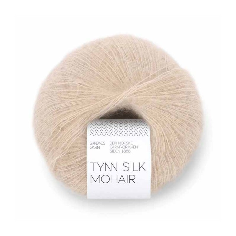 Tynn Silk Mohair 2650 Beige mottled Sandnes Garn