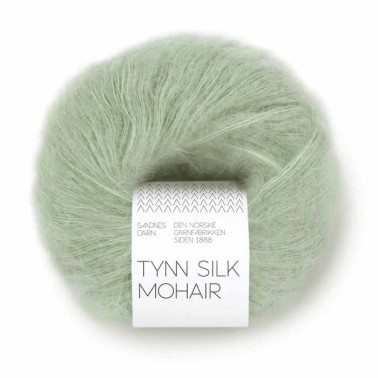 Tynn Silk Mohair 8521 Dusty Light Green Sandnes Garn