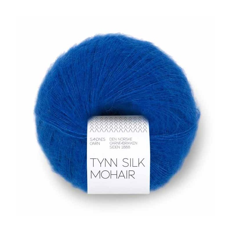 Tynn Silk Mohair 6046 Jolly Blue Sandnes Garn