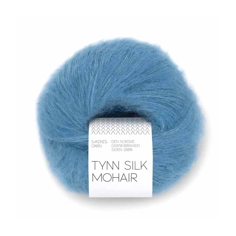 Tynn Silk Mohair 6042 Dark Sky Blue Sandnes Garn