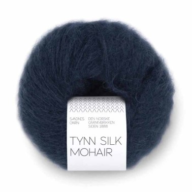 Tynn Silk Mohair 5581 Deep Navy Sandnes Garn