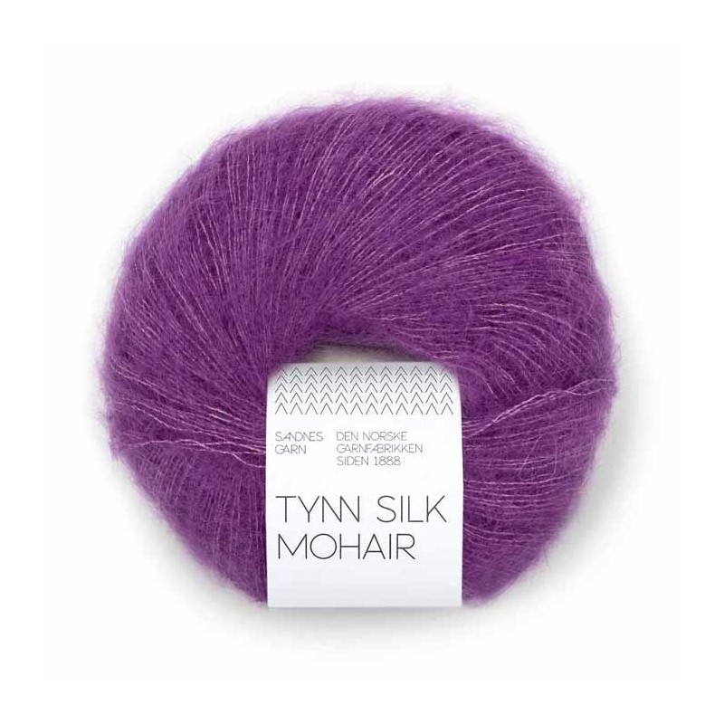 Tynn Silk Mohair 5045 Plum Sandnes Garn