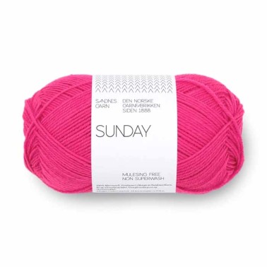 Sunday 4518 Hot Pink Sandnes Garn