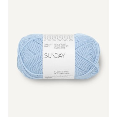 Sandnes Garn Sunday 5812 Brunnera Blue