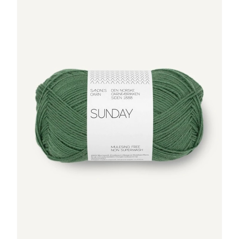 Sandnes Garn Sunday 8073 Elm Green