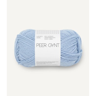 Sandnes Garn Peer Gynt DK 5812 Brunnera Blue 100% norwegian yarn