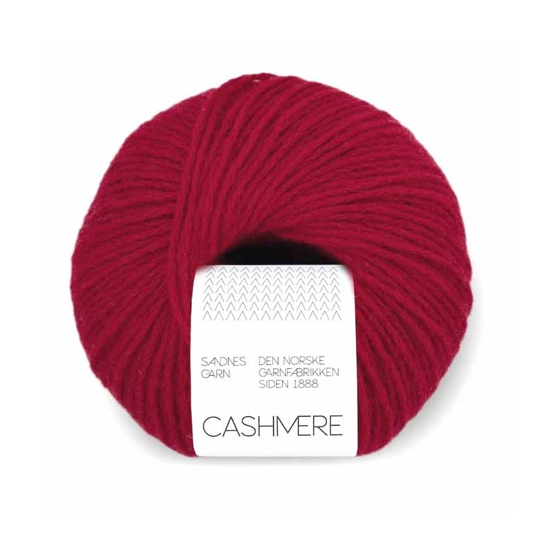 Cashmere 4237 Velvet Dark Red Rose Sandnes Garn