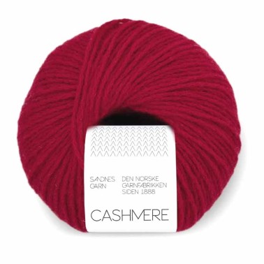 Cashmere 4237 Velvet Dark Red Rose Sandnes Garn