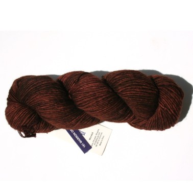  Malabrigo Worsted - Marrón Oscuro 181 worsted yarn ideal for quick projects