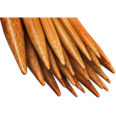 Chiaogoo - Agujas Spin 4" (10cms) ó 5"(12cms) - Agujas circulares BAMBU intercambiables