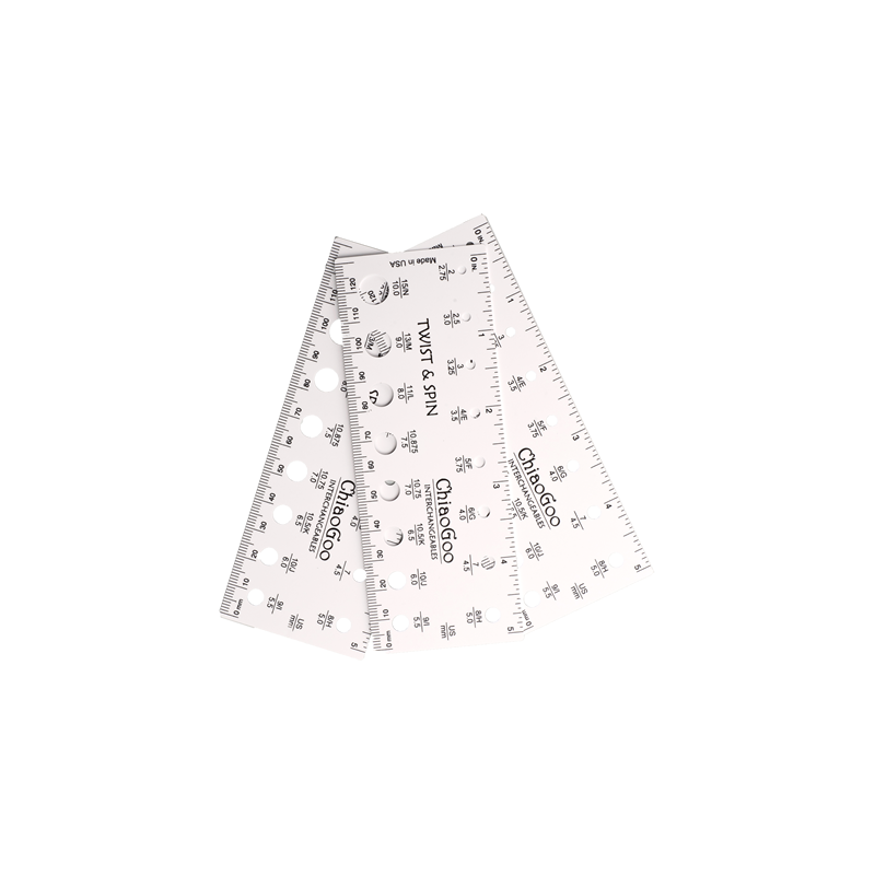 Chiaogoo - Medidor de agujas 13 cms