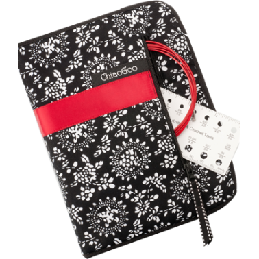 Chiaogoo - Twist Red Lace I/C Set  5" (12cms) - KIT LARGE - Agujas Circulares Metálicas intercambiables
