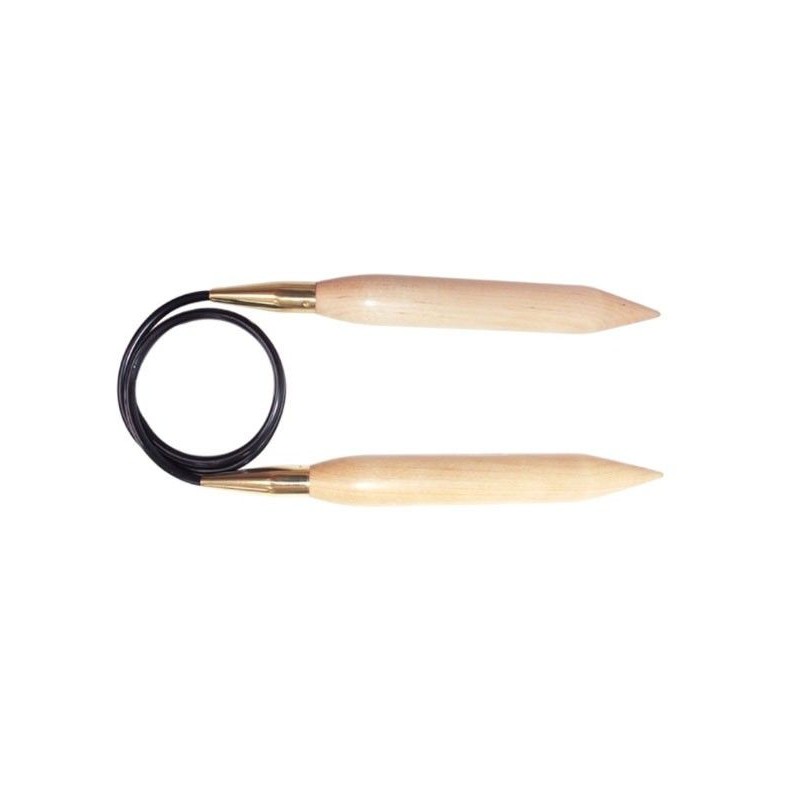 Knit Pro - JUMBO BIRCH - Single wood Pointed Needles 33 cm
