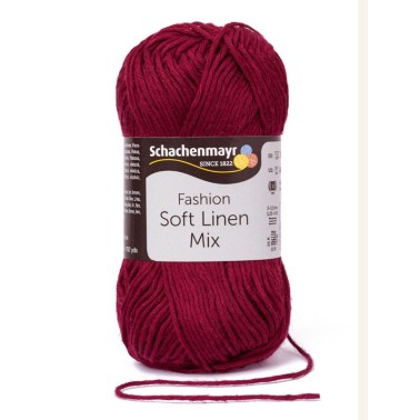 Soft Linen Mix -  Burgundy 33